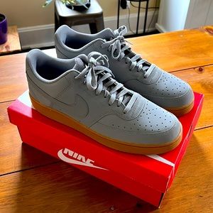 Nike Court Vision Low Sneaker / Mens 12 / Grey
